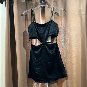 Black Cutout Mini Dress
